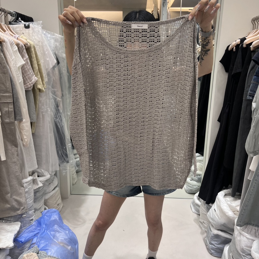 NWEOL韓國代購㊣女裝新款人氣職業時尚休閑推薦熱賣25春夏針織衫NWEOL針織衫圖色3