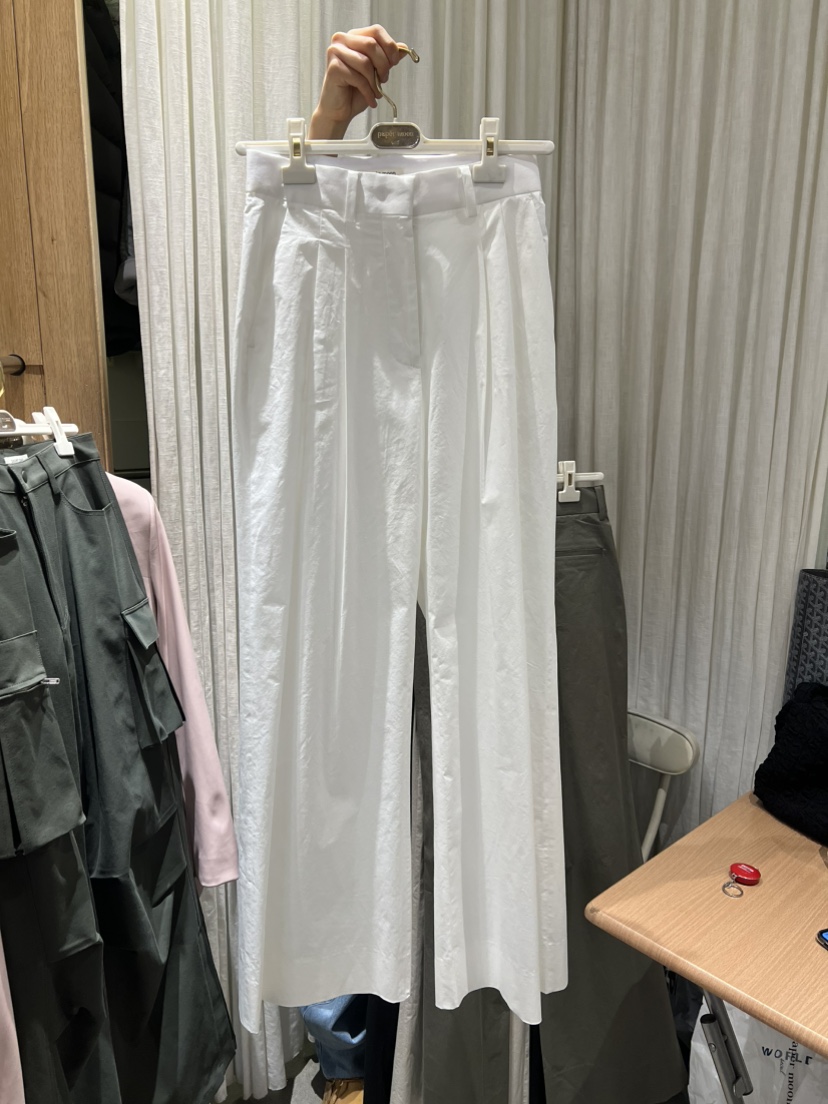 PAPERMOON韓國直郵㊣女士新品25春夏熱賣時尚職業休閑休閑褲paper moon休閑褲