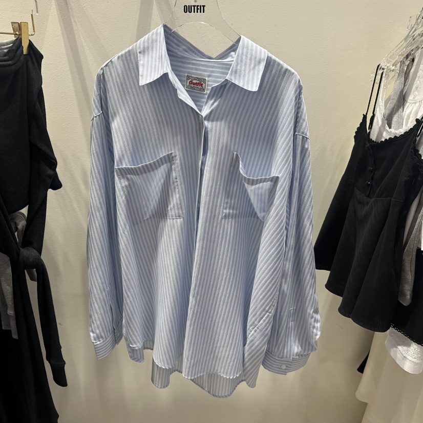 OUTFIT東大門㊣代購女士新品熱賣推薦25春夏時尚襯衫蕾絲衫OUTFIT襯衫/蕾絲衫圖色2