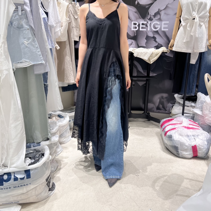 DARKBEIGE韓國代購㊣女裝新品熱賣人氣25春夏真品推薦連衣裙DARK BEIGE連衣裙