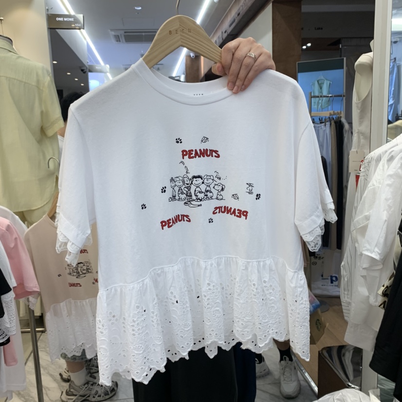 BEEN-A東大門㊣代購女裝新品休閑時尚推薦人氣真品25春夏T恤BEEN-AT恤