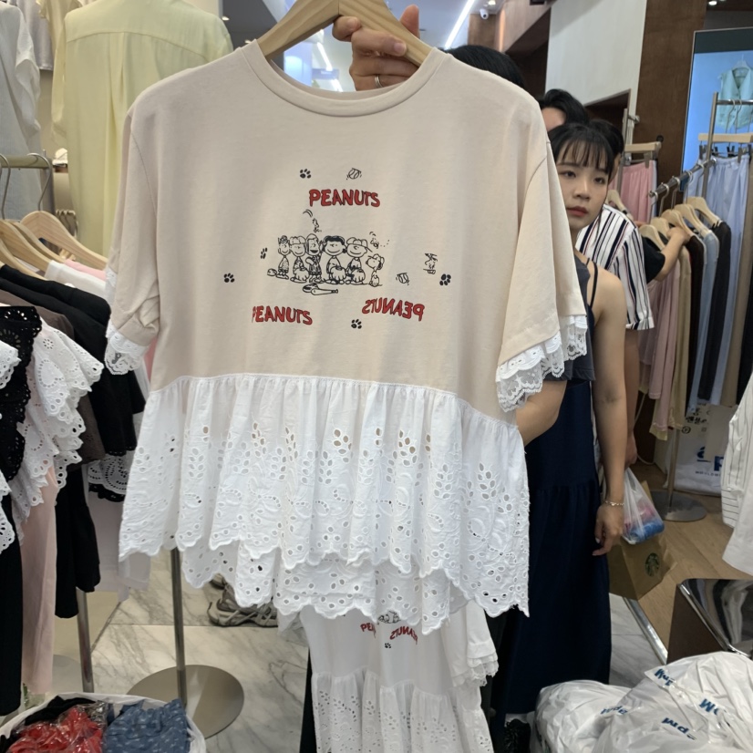 BEEN-A東大門㊣代購女裝新品休閑時尚推薦人氣真品25春夏T恤BEEN-AT恤圖色2