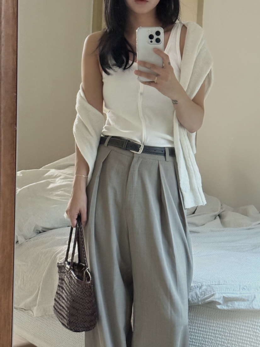 NOPSIS韓國直郵㊣女裝新款25春夏人氣職業真品時尚推薦休閑褲NOPSIS休閑褲