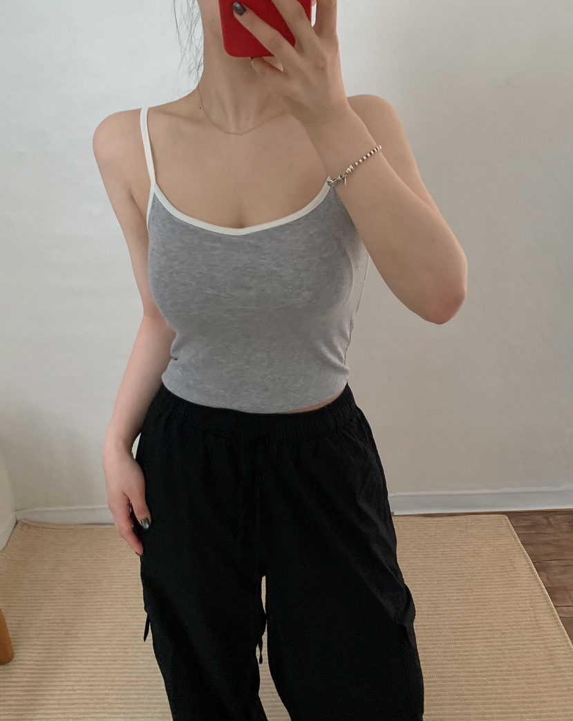 TWENTY FOUR SEVEN24-7韓國直郵㊣女裝新品時尚吊帶背心TEWNTY FOUR SEVEN24-7吊帶/背心
