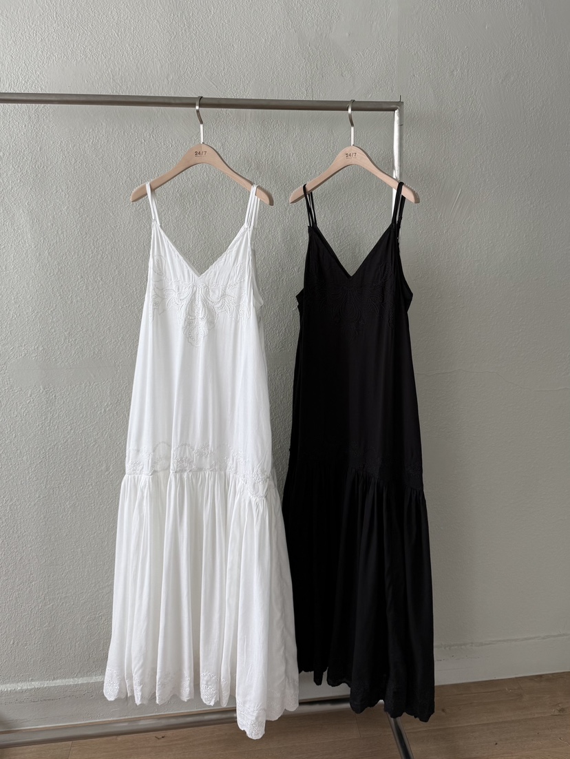 TWENTY FOUR SEVEN24-7東大門㊣直郵女士新品休閑連衣裙亞麻TEWNTY FOUR SEVEN24-7連衣裙