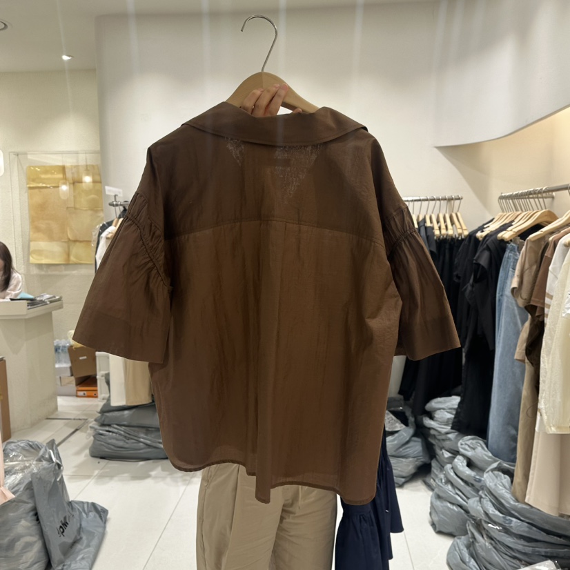 BLUEI-D東大門㊣實拍女裝新品職業時尚真品推薦襯衫蕾絲衫Blue i-d襯衫/蕾絲衫