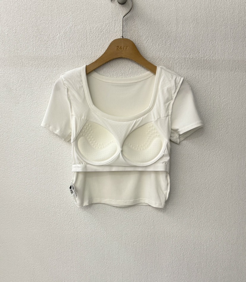 TWENTY FOUR SEVEN24-7韓國代購㊣女士新品25春夏時尚T恤TEWNTY FOUR SEVEN24-7T恤