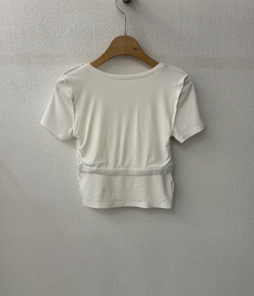 TWENTY FOUR SEVEN24-7韓國代購㊣女士新品25春夏時尚T恤TEWNTY FOUR SEVEN24-7T恤