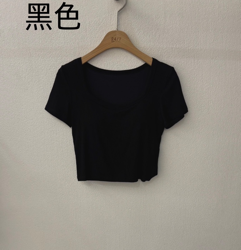 TWENTY FOUR SEVEN24-7韓國代購㊣女士新品25春夏時尚T恤TEWNTY FOUR SEVEN24-7T恤圖色3