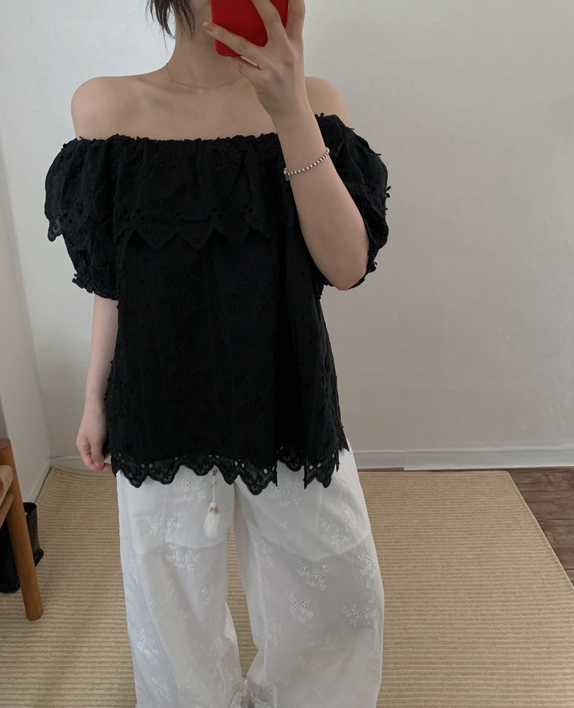 TWENTY FOUR SEVEN24-7東大門㊣實拍女士新品25春夏襯衫蕾絲衫TEWNTY FOUR SEVEN24-7襯衫/蕾絲衫