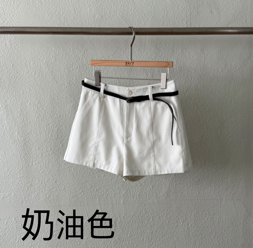 TWENTY FOUR SEVEN24-7東大門㊣直郵女裝新款休閑短褲含腰帶TEWNTY FOUR SEVEN24-7短褲圖色2