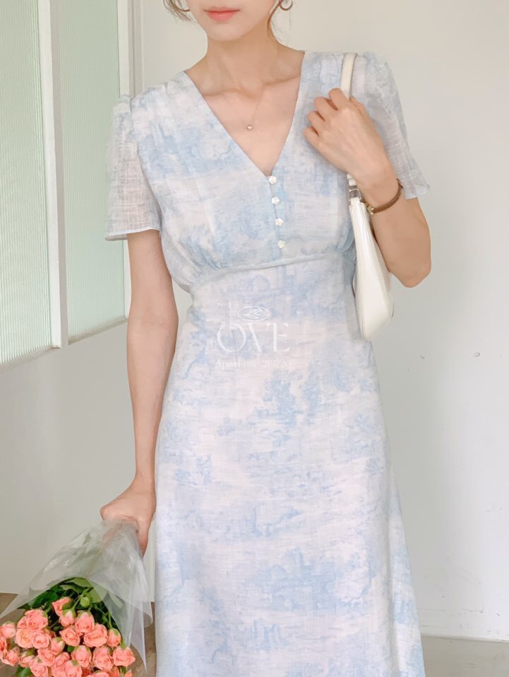 OVE韓國代購㊣女士新品熱賣推薦休閑真品人氣25春夏時尚連衣裙OVE連衣裙
