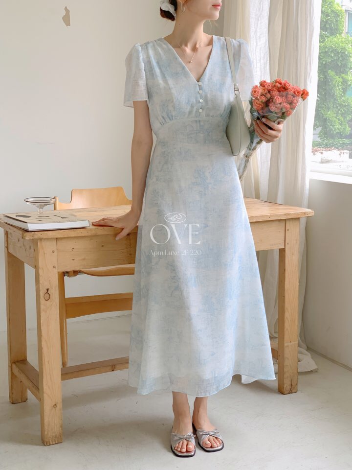 OVE韓國代購㊣女士新品熱賣推薦休閑真品人氣25春夏時尚連衣裙OVE連衣裙