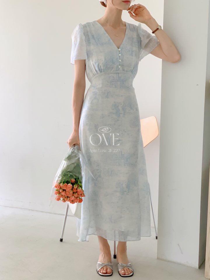 OVE韓國代購㊣女士新品熱賣推薦休閑真品人氣25春夏時尚連衣裙OVE連衣裙