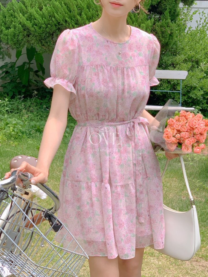 OVE東大門㊣直郵女士新款時尚熱賣休閑人氣25春夏推薦連衣裙OVE連衣裙