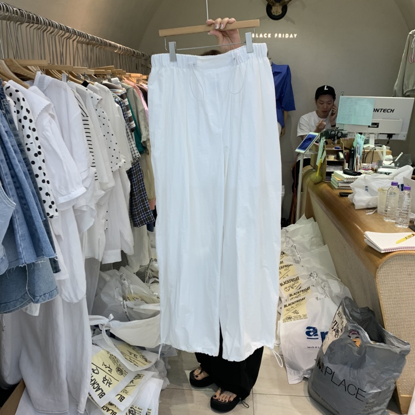 BLACKFRIDAY韓國代購㊣女裝新品熱賣25春夏職業人氣時尚休閑褲BLACK FRIDAY休閑褲圖色4