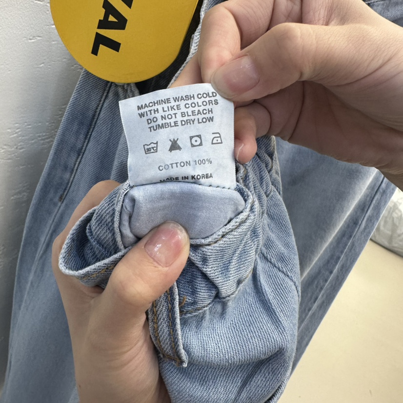 PAI東大門㊣實拍女裝新款職業熱賣時尚25春夏休閑推薦牛仔褲PAI牛仔褲