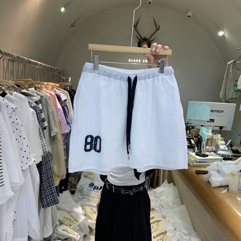 BLACKFRIDAY東大門㊣代購女裝新品時尚人氣熱賣25春夏短褲亞麻BLACK FRIDAY短褲圖色3