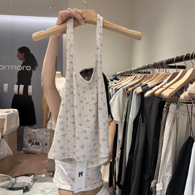 ORMORE東大門㊣代購女裝新品人氣職業真品推薦休閑吊帶背心ORMORE吊帶/背心圖色2