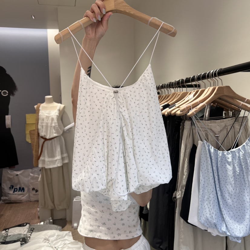 ORMORE東大門㊣代購女士新品25春夏真品熱賣休閑時尚吊帶背心ORMORE吊帶/背心