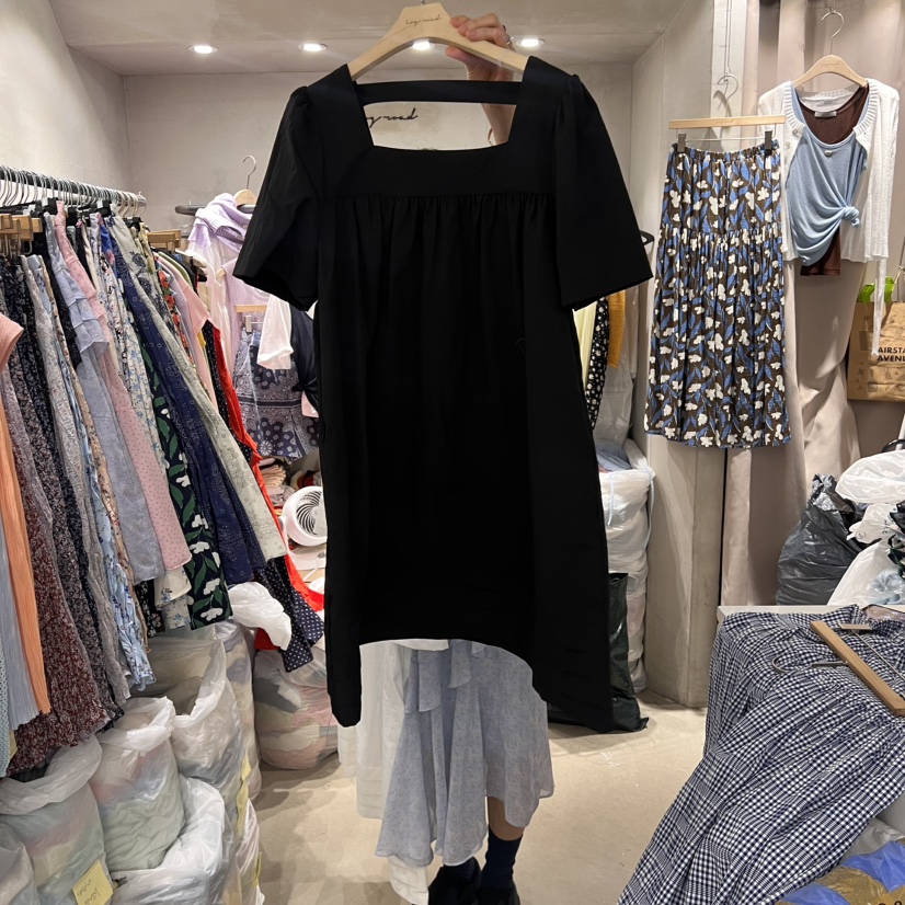LOGROAD韓國代購㊣女裝新品25春夏休閑真品熱賣職業時尚連衣裙LOG ROAD連衣裙圖色2