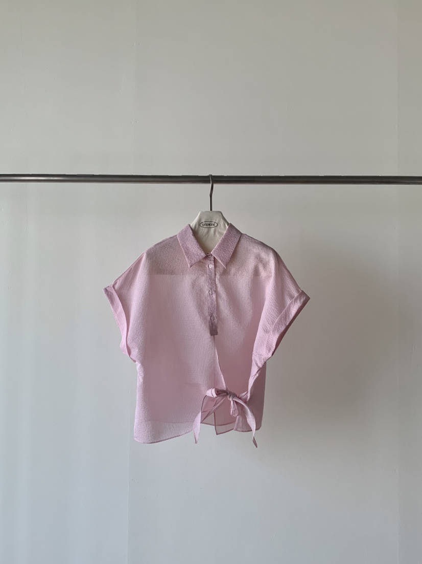 ONE MONE東大門㊣直郵女士新品人氣休閑職業時尚襯衫蕾絲衫ONE MONE襯衫/蕾絲衫圖色2