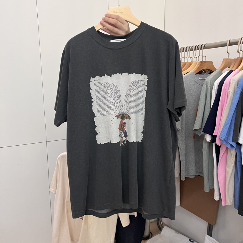 DOHWAJI東大門㊣直郵女裝新品25春夏職業推薦真品休閑時尚T恤DOHWAJIT恤圖色2