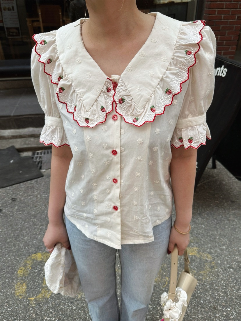 81 MARKET-L東大門㊣實拍女士新品熱賣真品職業襯衫蕾絲衫81 MARKET-L襯衫/蕾絲衫