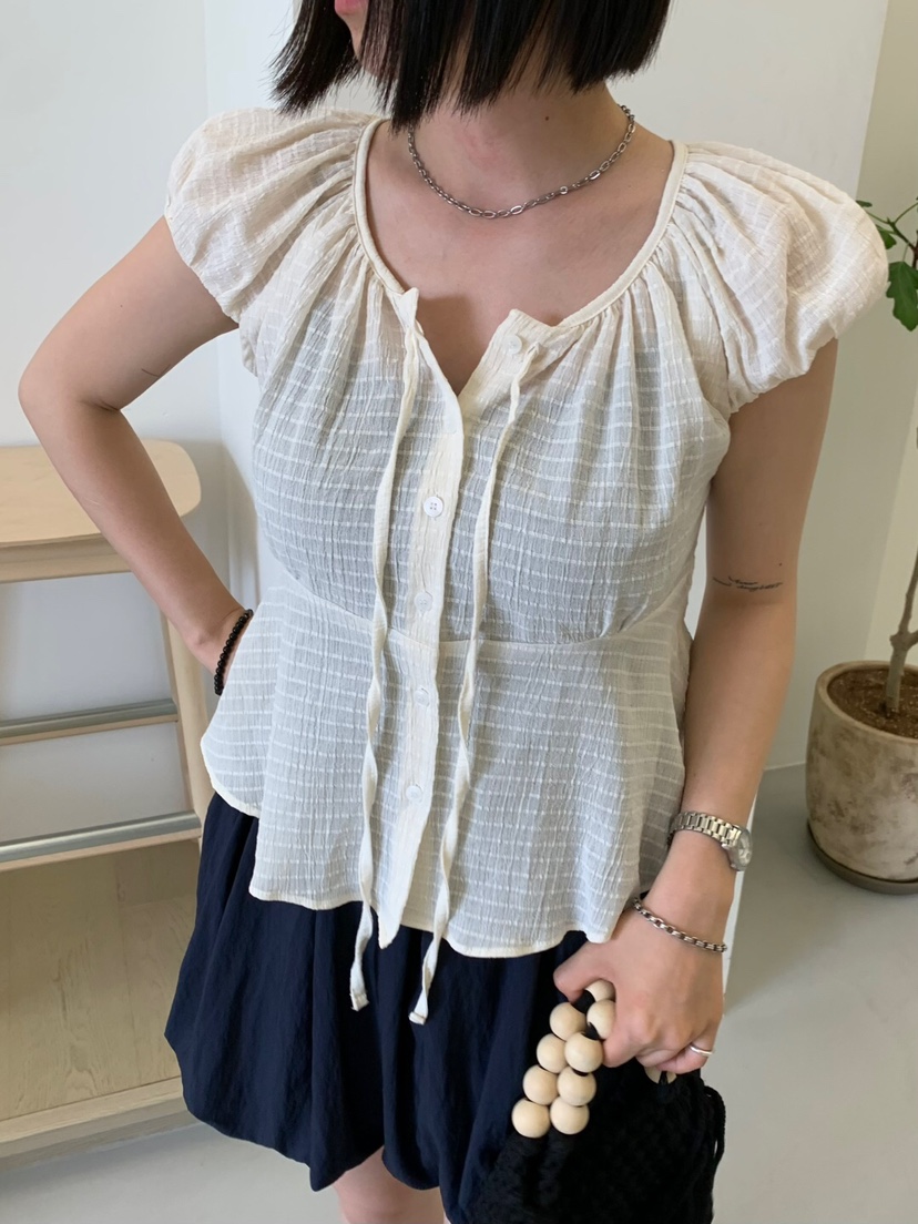 BIENBIEN韓國直郵㊣女裝新款熱賣推薦人氣職業休閑襯衫蕾絲衫ir bien-P襯衫/蕾絲衫