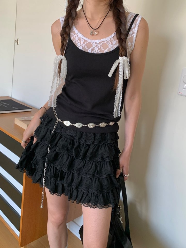 MORE THAN-P東大門㊣實拍女裝新款休閑25春夏熱賣吊帶背心MORE THAN吊帶/背心