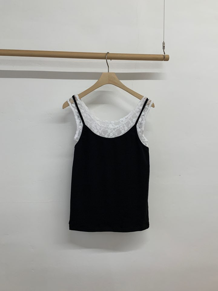 MORE THAN-P東大門㊣實拍女裝新款休閑25春夏熱賣吊帶背心MORE THAN吊帶/背心圖色3