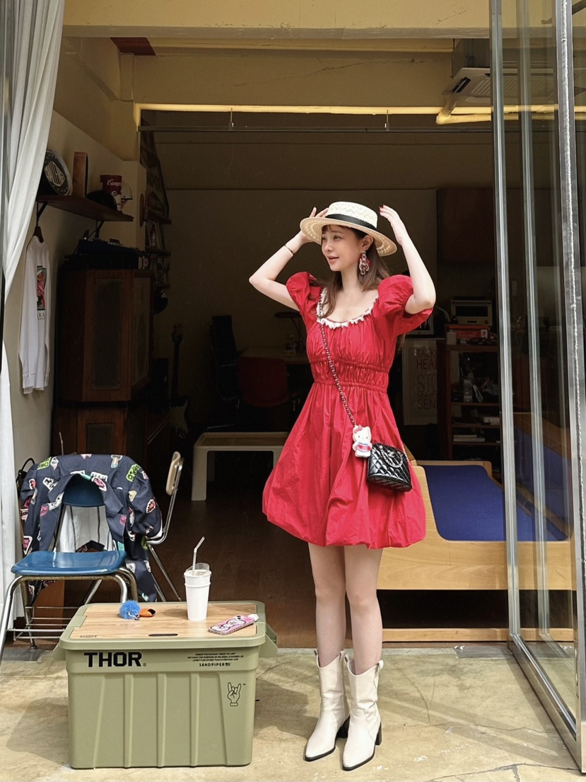 81 MARKET-L東大門㊣直郵女裝新品熱賣時尚25春夏人氣連衣裙81 MARKET-L連衣裙