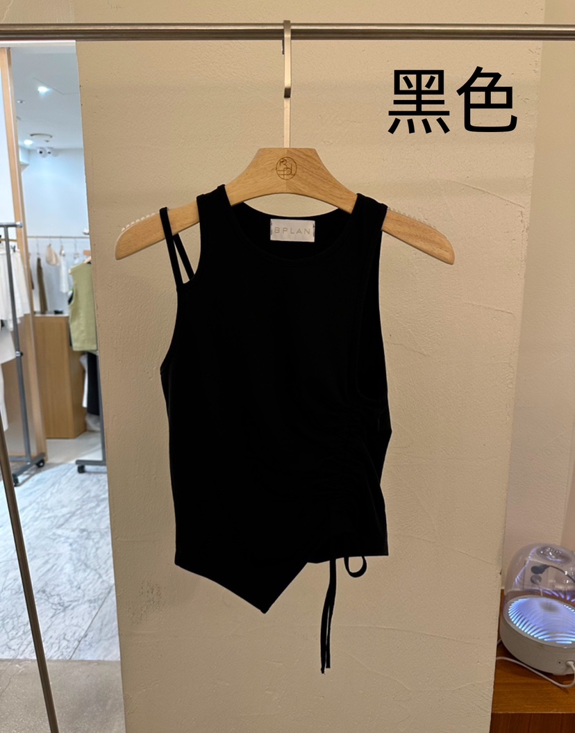BPLAN韓國代購㊣女士新品職業真品時尚休閑25春夏推薦吊帶背心BPLAN吊帶/背心圖色3