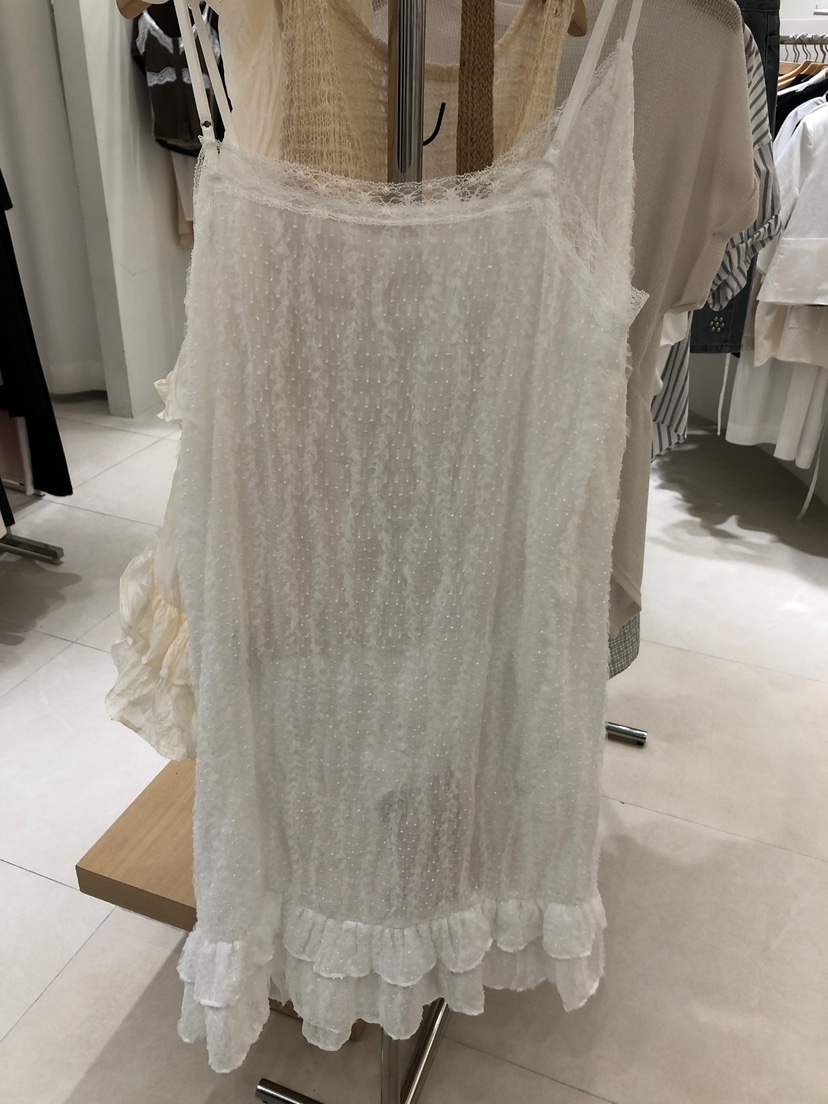 BIENBIEN東大門㊣實拍女士新品熱賣休閑時尚連衣裙荷葉邊蕾絲ir bien-P連衣裙