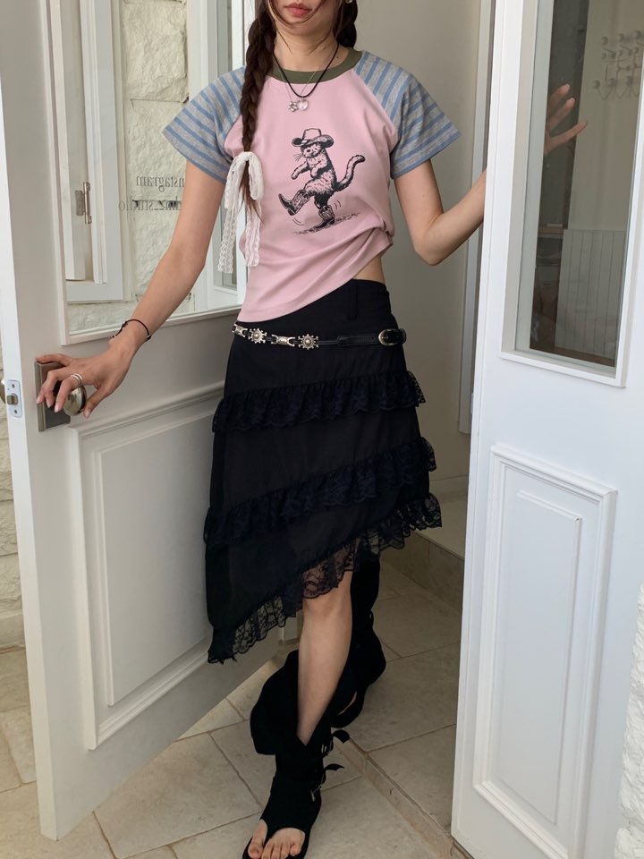 MORE THAN-P韓國代購㊣女士新款人氣職業推薦時尚休閑T恤MORE THANT恤