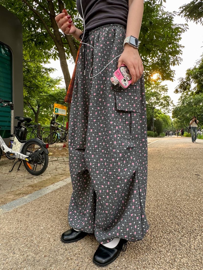 81 MARKET-L東大門㊣實拍女裝新品25春夏時尚熱賣人氣休閑褲81 MARKET-L休閑褲