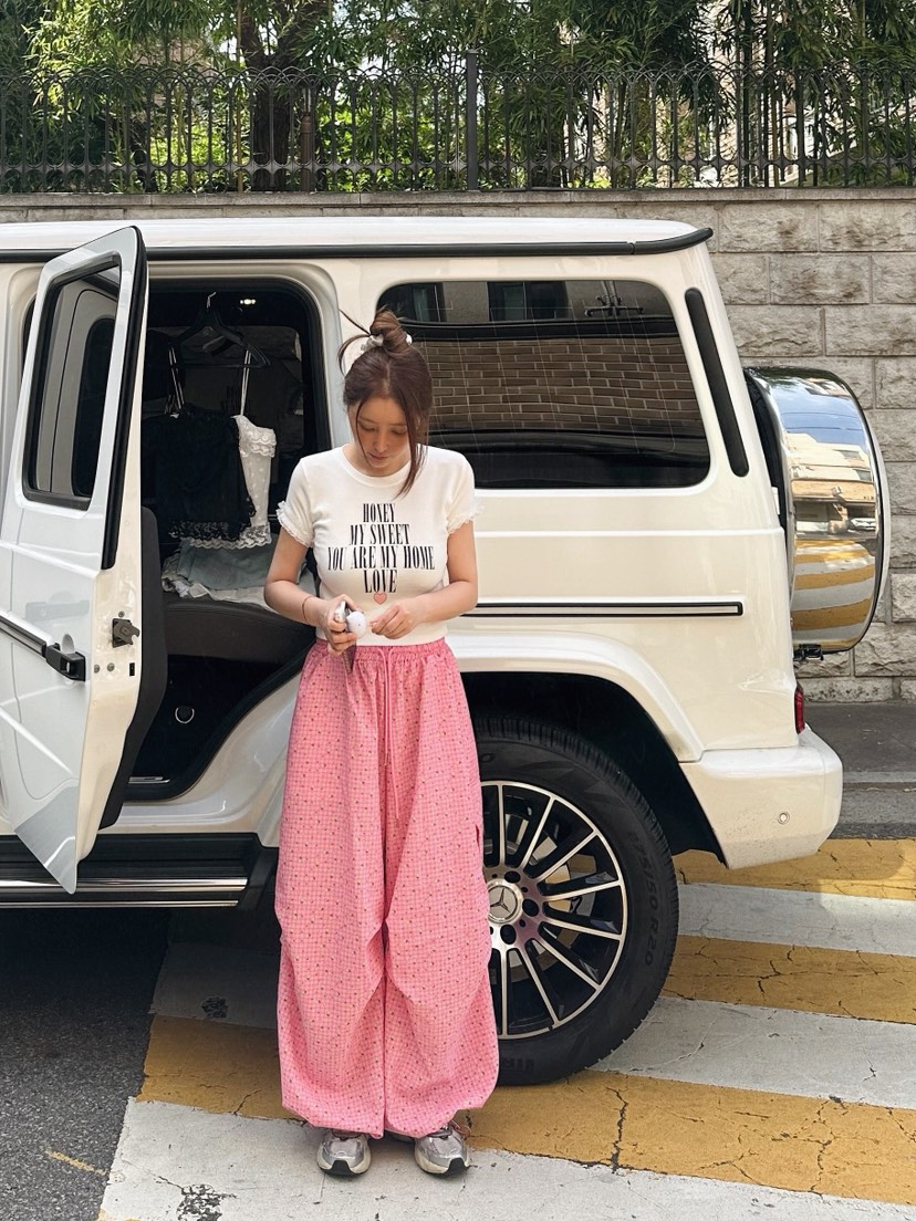 81 MARKET-L東大門㊣實拍女裝新品25春夏時尚熱賣人氣休閑褲81 MARKET-L休閑褲