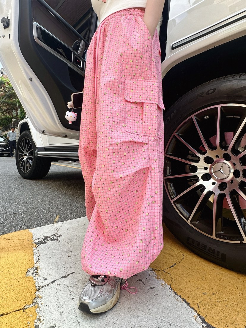 81 MARKET-L東大門㊣實拍女裝新品25春夏時尚熱賣人氣休閑褲81 MARKET-L休閑褲