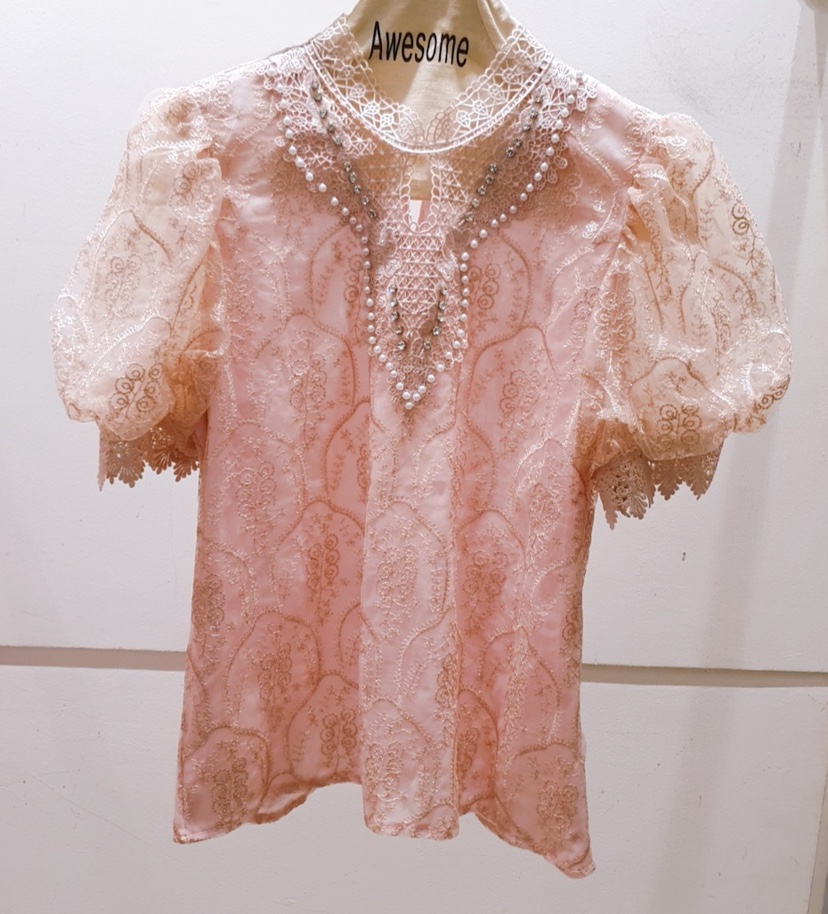 AWESOME-P東大門㊣實拍女士新款職業熱賣真品推薦襯衫蕾絲衫AWESOME-P襯衫/蕾絲衫圖色2