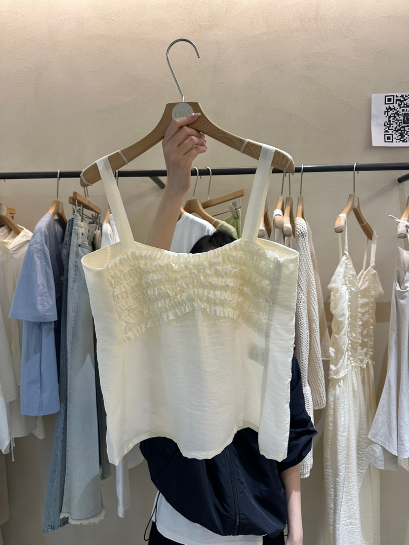 ERIA韓國代購㊣女士新品真品人氣休閑時尚熱賣推薦吊帶背心ERIA/HUE吊帶/背心