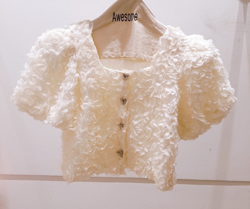 AWESOME-P韓國直郵㊣女士新品時尚25春夏休閑真品襯衫蕾絲衫AWESOME-P襯衫/蕾絲衫