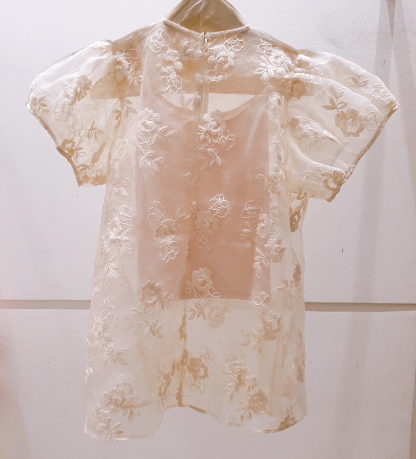 AWESOME-P韓國直郵㊣女士新款人氣真品時尚襯衫蕾絲衫網眼AWESOME-P襯衫/蕾絲衫