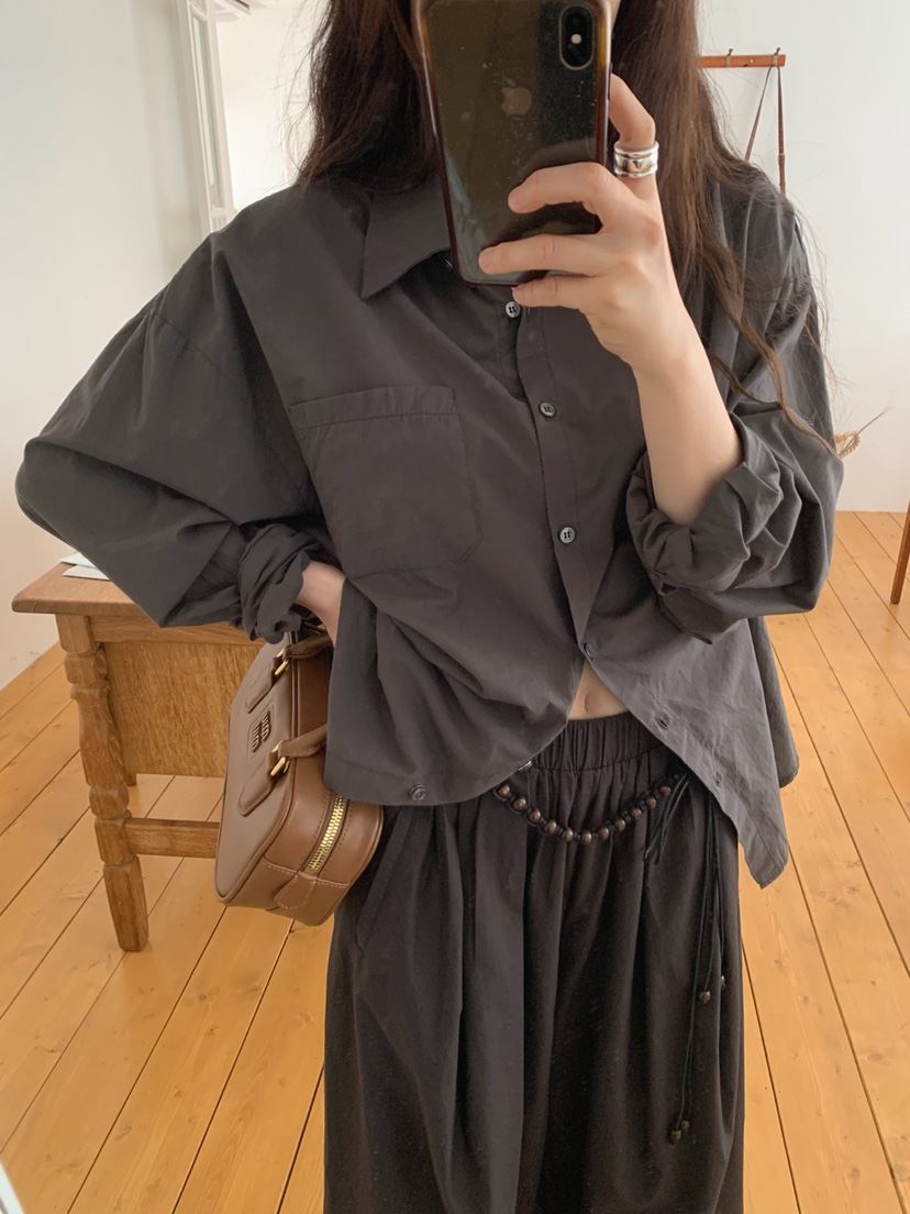 JKICHI東大門㊣實拍女裝新款人氣職業25春夏推薦襯衫蕾絲衫JKICHI襯衫/蕾絲衫圖色2