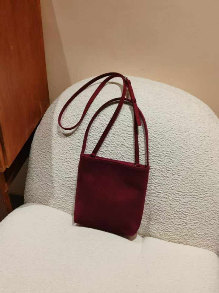 TROUVAILLE東大門㊣代購女士新品真品單肩斜跨包絨面革牛皮TROUVAILLE單肩/斜跨包圖色6