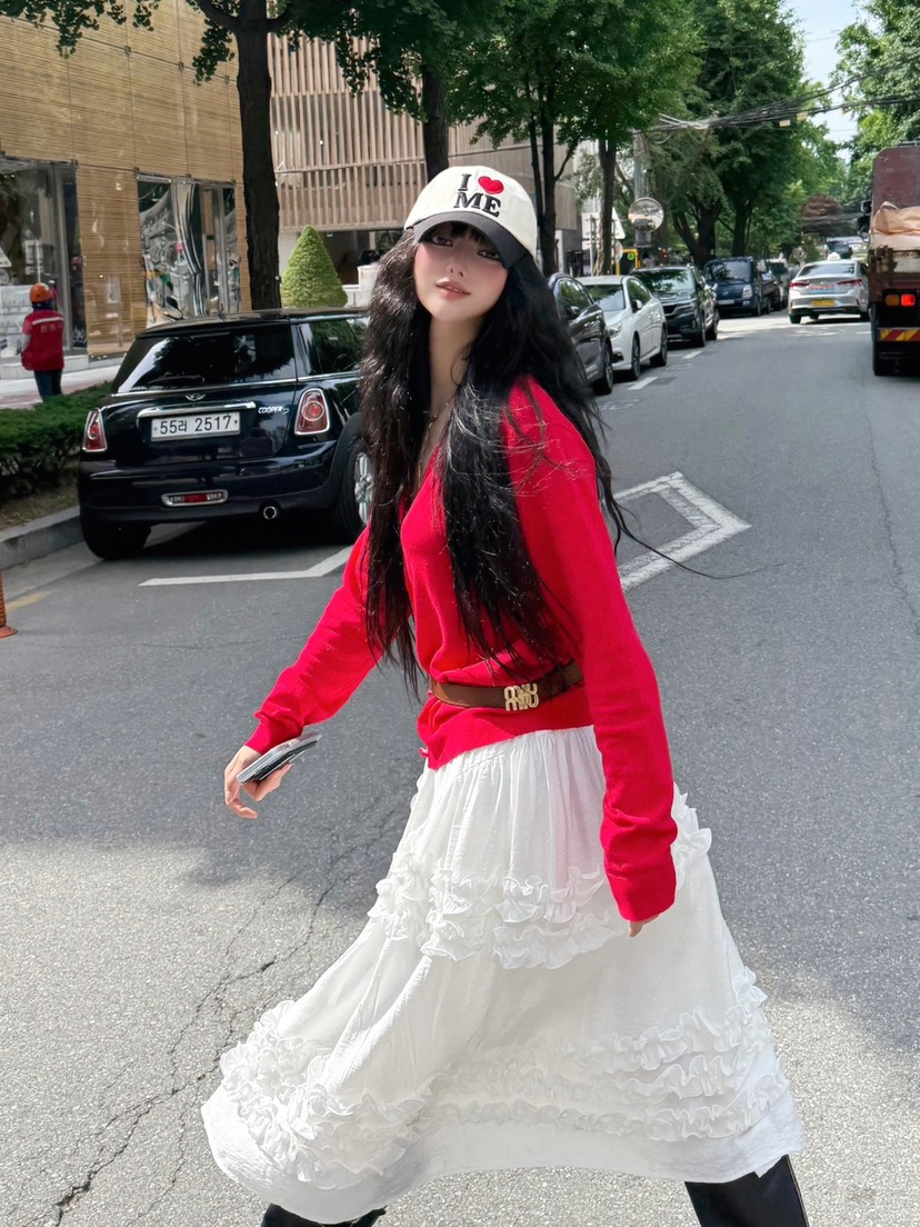 JKICHI韓國代購㊣女裝新品人氣時尚熱賣推薦25春夏職業長裙JKICHI長裙