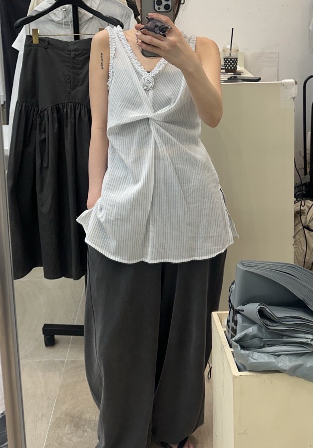 BETWEEN US韓國代購㊣女裝新款真品人氣推薦25春夏吊帶背心JICJO:SEOUL吊帶/背心