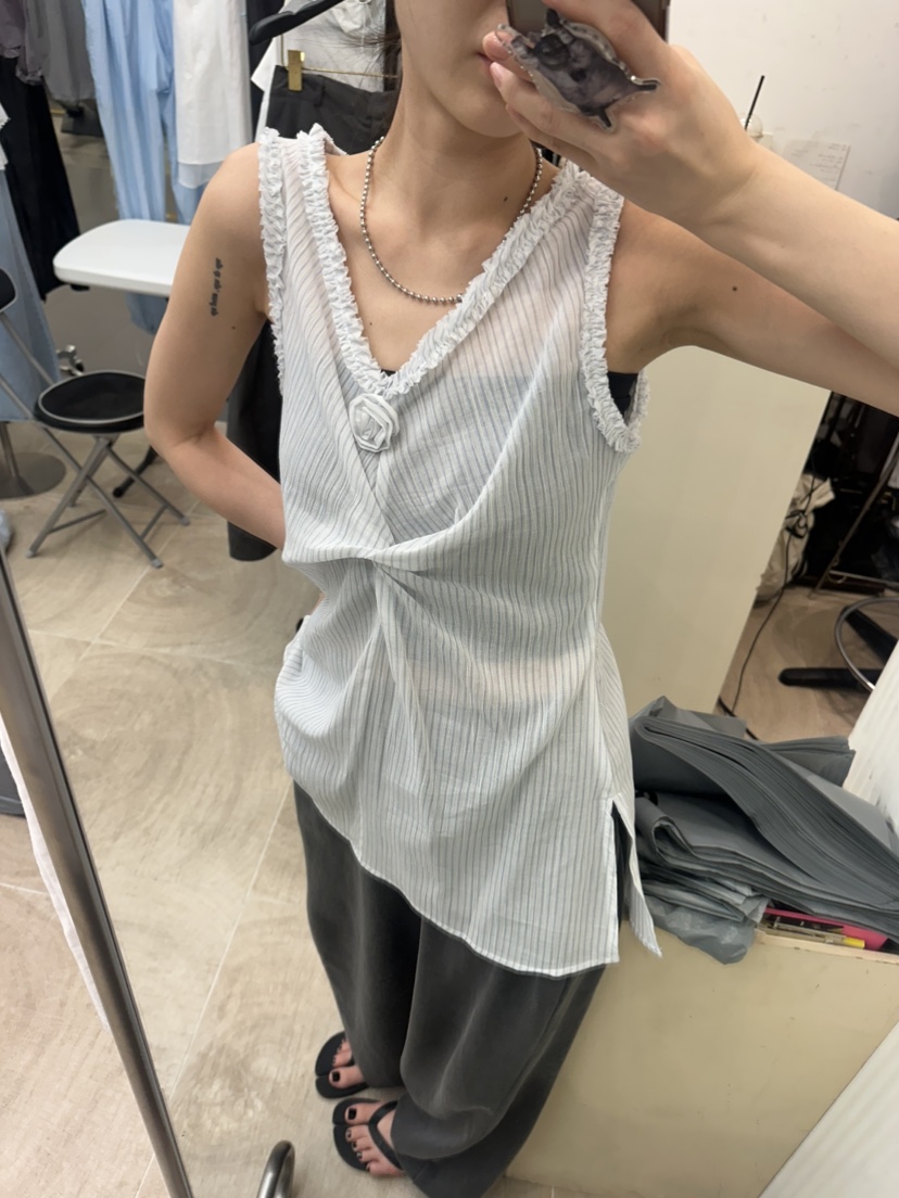 BETWEEN US韓國代購㊣女裝新款真品人氣推薦25春夏吊帶背心JICJO:SEOUL吊帶/背心