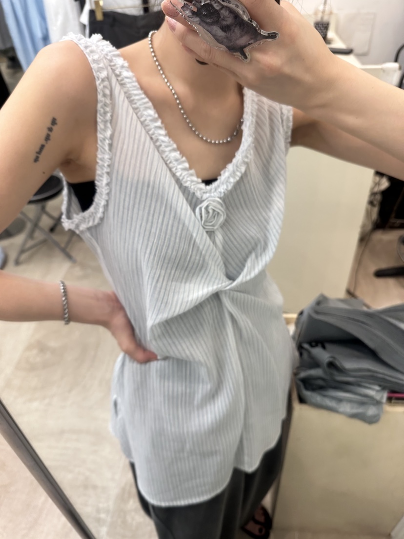 BETWEEN US韓國代購㊣女裝新款真品人氣推薦25春夏吊帶背心JICJO:SEOUL吊帶/背心