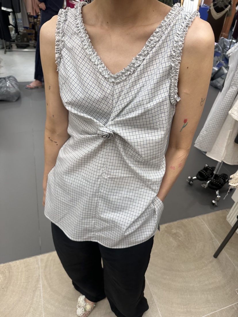 BETWEEN US韓國代購㊣女裝新款真品人氣推薦25春夏吊帶背心JICJO:SEOUL吊帶/背心