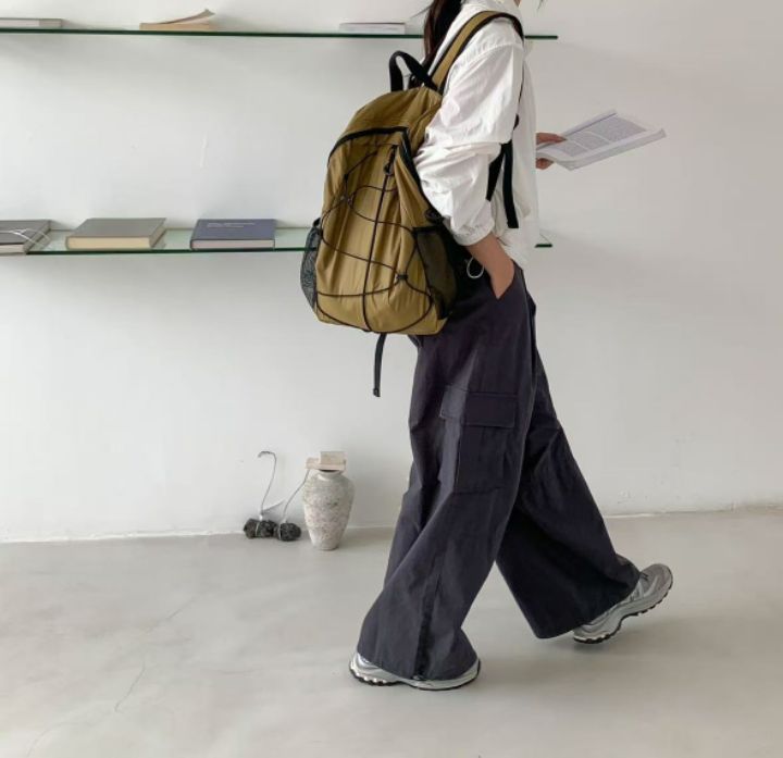 TROUVAILLE韓國直郵㊣女士新品熱賣推薦人氣職業時尚雙肩背包TROUVAILLE雙肩背包